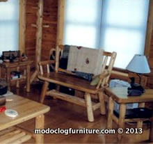log furniture - image