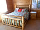 Rustic log bed 1 - image