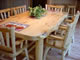 natural table and chairs - image