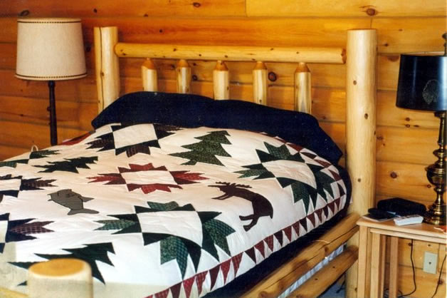 Log Beds Matching Dressers - image